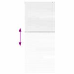 Casa si Gradina - Textile si covoare - Rulouri si jaluzele - Jaluzea pentru Fereastra cu perdele Altele Manual Alb 80 x 130 cm Aluminiu - Infinity.ro