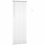 Casa si Gradina - Textile si covoare - Rulouri si jaluzele - Jaluzea pentru Fereastra Argintiu 80 x 220 cm Aluminiu - Infinity.ro