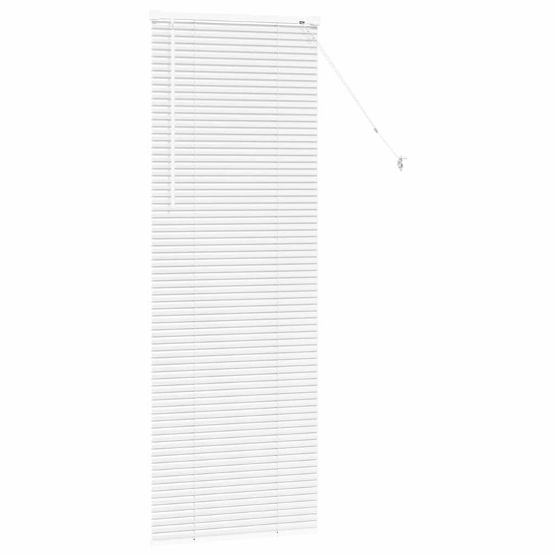 Casa si Gradina - Textile si covoare - Rulouri si jaluzele - Jaluzea pentru Fereastra cu perdele Altele Manual Alb 80 x 130 cm Aluminiu - Infinity.ro