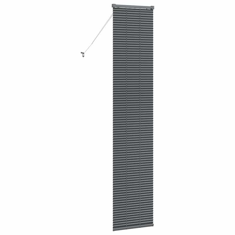 Casa si Gradina - Textile si covoare - Rulouri si jaluzele - Jaluzea pentru Fereastra Gri inchis 80 x 130 cm Aluminiu - Infinity.ro