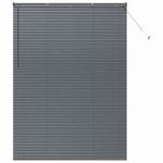 Casa si Gradina - Textile si covoare - Rulouri si jaluzele - Jaluzea pentru Fereastra Gri inchis 155 x 220 cm Aluminiu - Infinity.ro