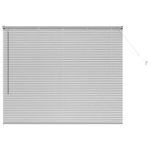 Casa si Gradina - Textile si covoare - Rulouri si jaluzele - Jaluzea pentru Fereastra Argintiu 80 x 130 cm Aluminiu - Infinity.ro