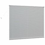 Casa si Gradina - Textile si covoare - Rulouri si jaluzele - Jaluzea pentru Fereastra Argintiu 80 x 130 cm Aluminiu - Infinity.ro