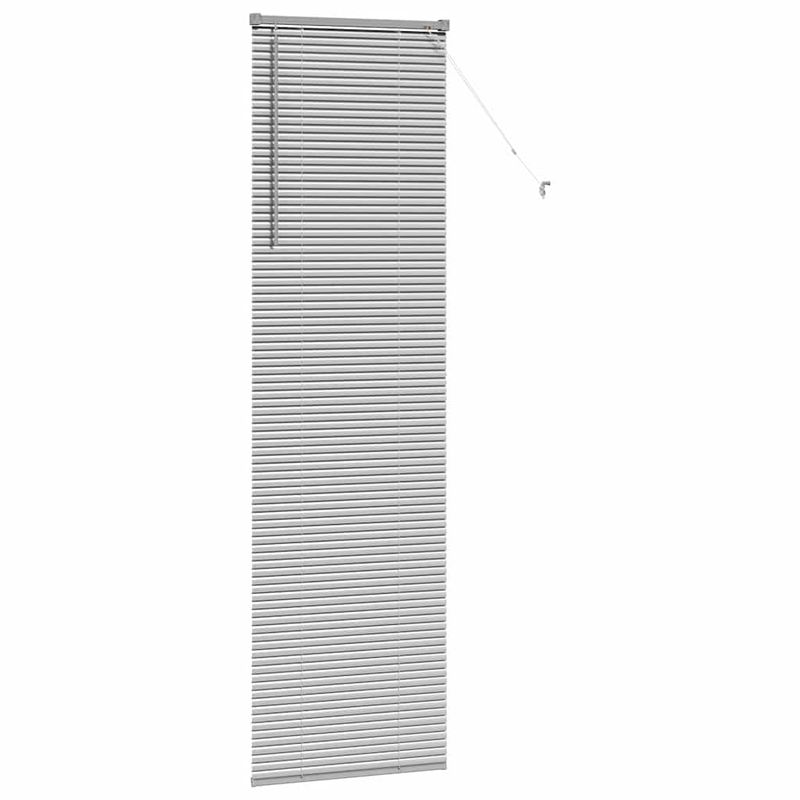 Casa si Gradina - Textile si covoare - Rulouri si jaluzele - Jaluzea pentru Fereastra Argintiu 80 x 130 cm Aluminiu - Infinity.ro