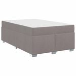 Casa si Gradina - Mobilier - Paturi si accesorii - Paturi - Cadru de pat Altele Gri taupe 120 x 190 cm tesatura - Infinity.ro