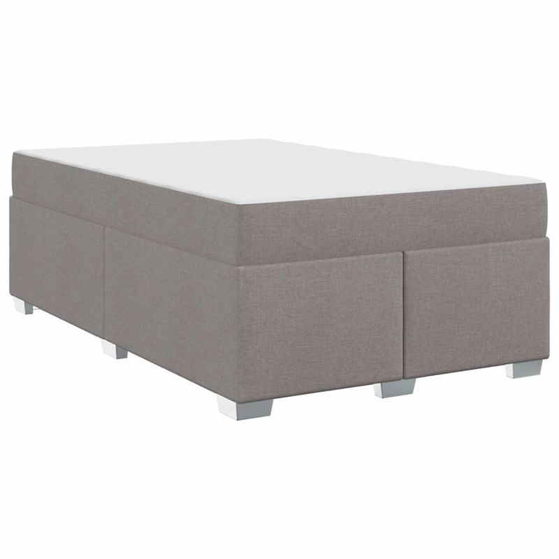 Casa si Gradina - Mobilier - Paturi si accesorii - Paturi - Cadru de pat Altele Gri taupe 120 x 190 cm tesatura - Infinity.ro
