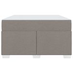 Casa si Gradina - Mobilier - Paturi si accesorii - Paturi - Cadru de pat Altele Gri taupe 120 x 190 cm tesatura - Infinity.ro