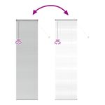 Casa si Gradina - Textile si covoare - Rulouri si jaluzele - Jaluzea pentru Fereastra Argintiu 80 x 130 cm Aluminiu - Infinity.ro