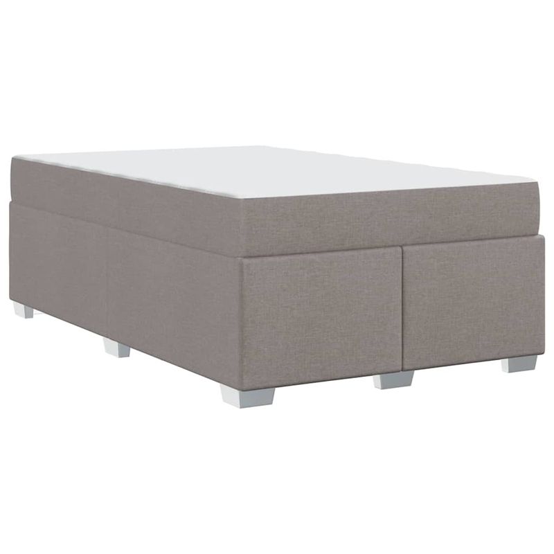 Casa si Gradina - Mobilier - Paturi si accesorii - Paturi - Cadru de pat Altele Gri taupe 120 x 190 cm tesatura - Infinity.ro