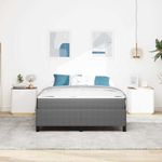 Casa si Gradina - Mobilier - Paturi si accesorii - Paturi - Cadru de pat Gri deschis 140 x 200 cm Tesatura de catifea - Infinity.ro