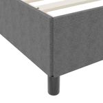 Casa si Gradina - Mobilier - Paturi si accesorii - Paturi - Cadru de pat Gri deschis 140 x 200 cm Tesatura de catifea - Infinity.ro