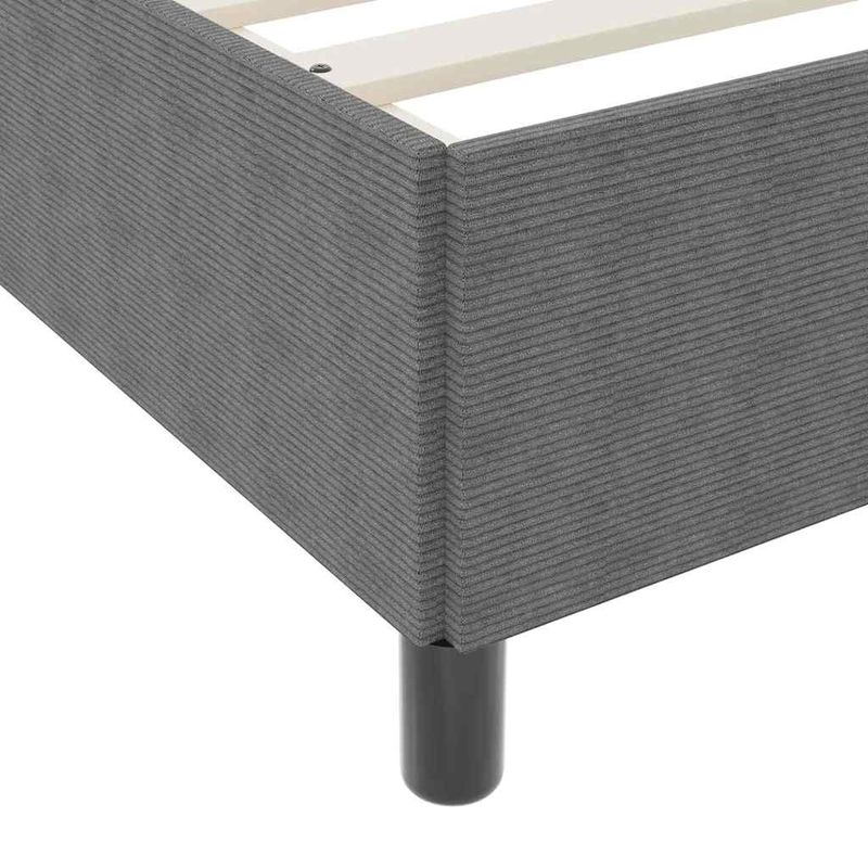 Casa si Gradina - Mobilier - Paturi si accesorii - Paturi - Cadru de pat Gri deschis 140 x 200 cm Tesatura de catifea - Infinity.ro