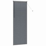 Casa si Gradina - Textile si covoare - Rulouri si jaluzele - Jaluzea pentru Fereastra Gri inchis 80 x 130 cm Aluminiu - Infinity.ro