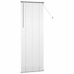 Casa si Gradina - Textile si covoare - Rulouri si jaluzele - Jaluzea pentru Fereastra Gri inchis 80 x 130 cm Aluminiu - Infinity.ro