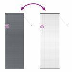 Casa si Gradina - Textile si covoare - Rulouri si jaluzele - Jaluzea pentru Fereastra Gri inchis 80 x 130 cm Aluminiu - Infinity.ro