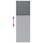 Casa si Gradina - Textile si covoare - Rulouri si jaluzele - Jaluzea pentru Fereastra Gri inchis 80 x 130 cm Aluminiu - Infinity.ro