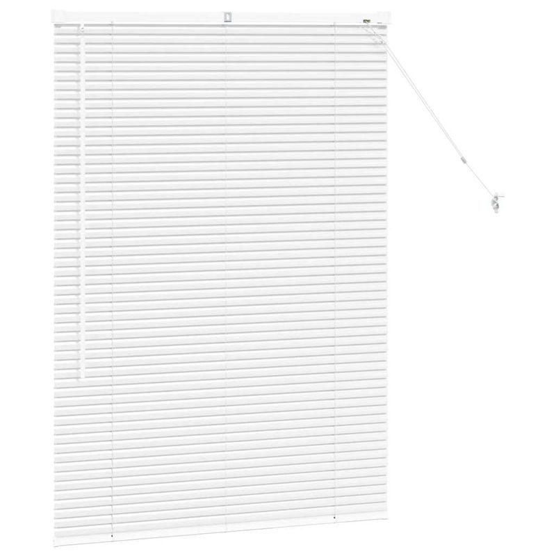 Casa si Gradina - Textile si covoare - Rulouri si jaluzele - Jaluzea pentru Fereastra cu perdele Altele Manual Alb 80 x 130 cm Aluminiu - Infinity.ro