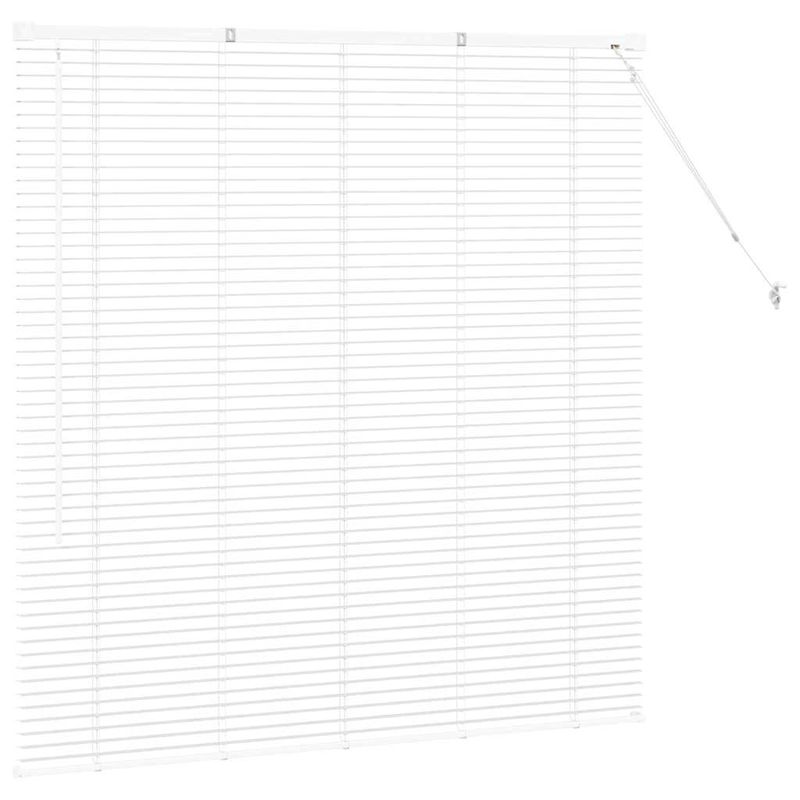 Casa si Gradina - Textile si covoare - Rulouri si jaluzele - Jaluzea pentru Fereastra cu perdele Altele Manual Alb 80 x 130 cm Aluminiu - Infinity.ro