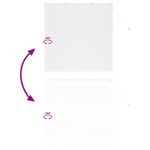 Casa si Gradina - Textile si covoare - Rulouri si jaluzele - Jaluzea pentru Fereastra cu perdele Altele Manual Alb 80 x 130 cm Aluminiu - Infinity.ro