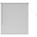 Casa si Gradina - Textile si covoare - Rulouri si jaluzele - Jaluzea pentru Fereastra Argintiu 110 x 130 cm Aluminiu - Infinity.ro