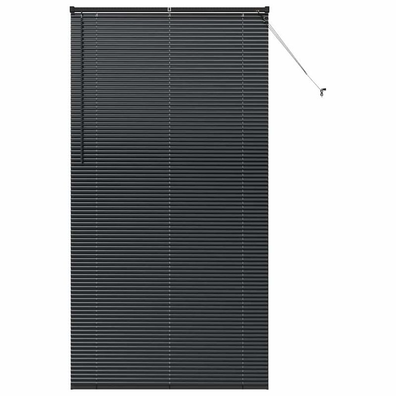 Casa si Gradina - Textile si covoare - Rulouri si jaluzele - Jaluzea pentru Fereastra cu perdele Altele Manual Negru 80 x 130 cm Aluminiu - Infinity.ro