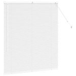 Casa si Gradina - Textile si covoare - Rulouri si jaluzele - Jaluzea pentru Fereastra cu perdele Altele Manual Alb 80 x 130 cm Aluminiu - Infinity.ro