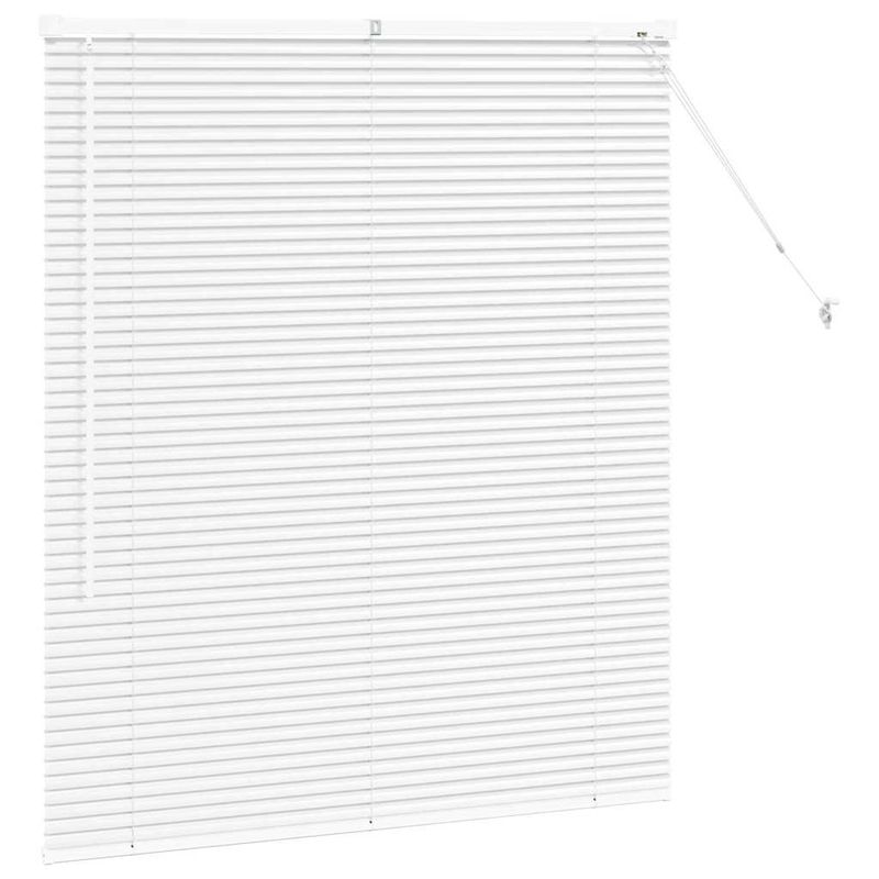 Casa si Gradina - Textile si covoare - Rulouri si jaluzele - Jaluzea pentru Fereastra cu perdele Altele Manual Alb 80 x 130 cm Aluminiu - Infinity.ro