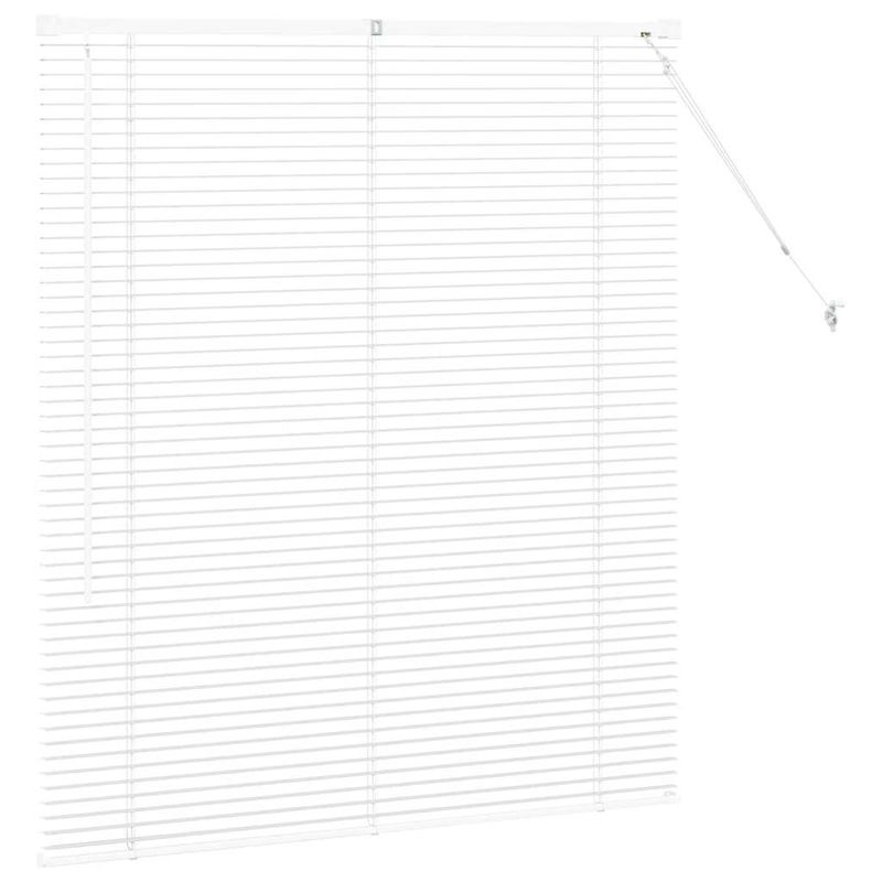 Casa si Gradina - Textile si covoare - Rulouri si jaluzele - Jaluzea pentru Fereastra cu perdele Altele Manual Alb 80 x 130 cm Aluminiu - Infinity.ro