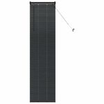 Casa si Gradina - Textile si covoare - Rulouri si jaluzele - Jaluzea pentru Fereastra cu perdele Altele Manual Negru 80 x 130 cm Aluminiu - Infinity.ro
