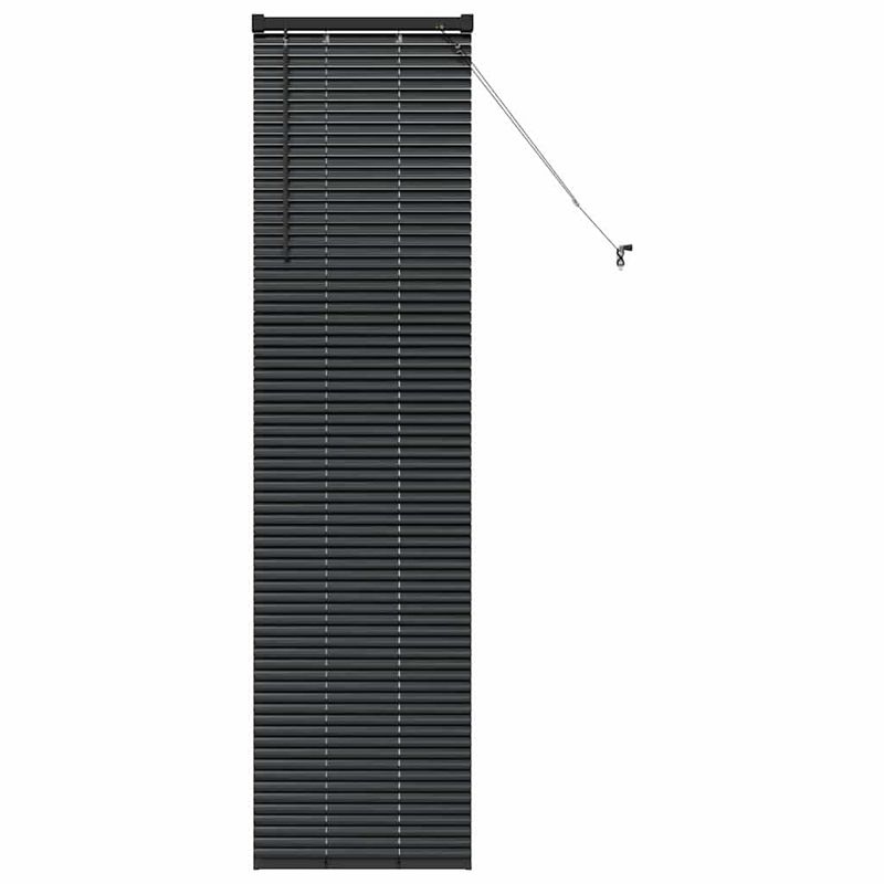 Casa si Gradina - Textile si covoare - Rulouri si jaluzele - Jaluzea pentru Fereastra cu perdele Altele Manual Negru 80 x 130 cm Aluminiu - Infinity.ro