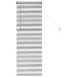 Casa si Gradina - Textile si covoare - Rulouri si jaluzele - Jaluzea pentru Fereastra Argintiu 80 x 130 cm Aluminiu - Infinity.ro