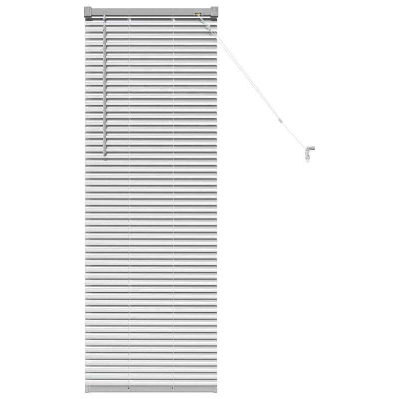Casa si Gradina - Textile si covoare - Rulouri si jaluzele - Jaluzea pentru Fereastra Argintiu 80 x 130 cm Aluminiu - Infinity.ro