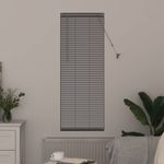 Casa si Gradina - Textile si covoare - Rulouri si jaluzele - Jaluzea pentru Fereastra Argintiu 80 x 130 cm Aluminiu - Infinity.ro