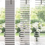 Casa si Gradina - Textile si covoare - Rulouri si jaluzele - Jaluzea pentru Fereastra Argintiu 80 x 130 cm Aluminiu - Infinity.ro