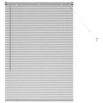 Casa si Gradina - Textile si covoare - Rulouri si jaluzele - Jaluzea pentru Fereastra Argintiu 80 x 130 cm Aluminiu - Infinity.ro