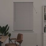 Casa si Gradina - Textile si covoare - Rulouri si jaluzele - Jaluzea pentru Fereastra Argintiu 80 x 130 cm Aluminiu - Infinity.ro