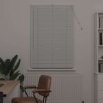 Casa si Gradina - Textile si covoare - Rulouri si jaluzele - Jaluzea pentru Fereastra cu perdele Altele Manual Alb 80 x 130 cm Aluminiu - Infinity.ro