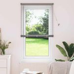 Casa si Gradina - Textile si covoare - Rulouri si jaluzele - Jaluzea pentru Fereastra Argintiu 80 x 130 cm Aluminiu - Infinity.ro