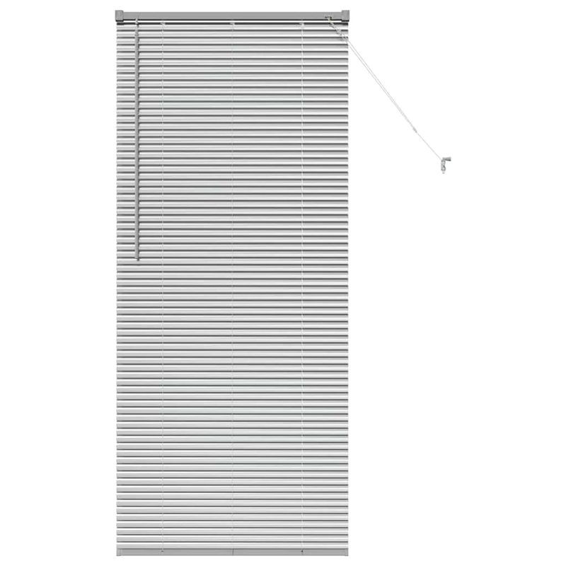 Casa si Gradina - Textile si covoare - Rulouri si jaluzele - Jaluzea pentru Fereastra Argintiu 80 x 130 cm Aluminiu - Infinity.ro