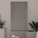 Casa si Gradina - Textile si covoare - Rulouri si jaluzele - Jaluzea pentru Fereastra Argintiu 80 x 130 cm Aluminiu - Infinity.ro