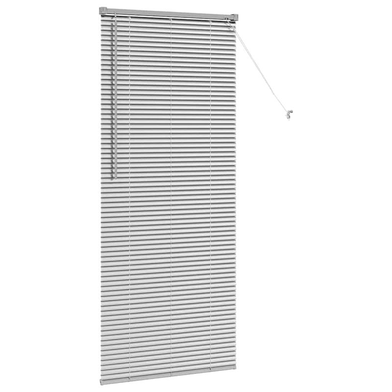 Casa si Gradina - Textile si covoare - Rulouri si jaluzele - Jaluzea pentru Fereastra Argintiu 80 x 130 cm Aluminiu - Infinity.ro