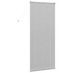 Casa si Gradina - Textile si covoare - Rulouri si jaluzele - Jaluzea pentru Fereastra Argintiu 80 x 130 cm Aluminiu - Infinity.ro
