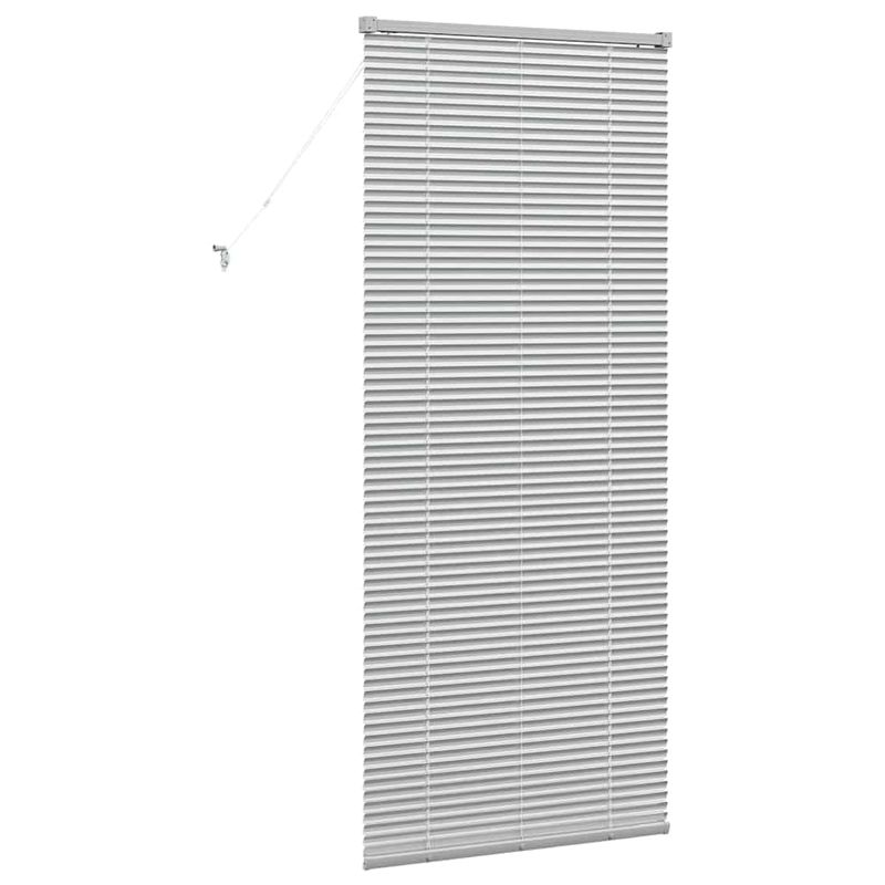 Casa si Gradina - Textile si covoare - Rulouri si jaluzele - Jaluzea pentru Fereastra Argintiu 80 x 130 cm Aluminiu - Infinity.ro