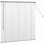 Casa si Gradina - Textile si covoare - Rulouri si jaluzele - Jaluzea pentru Fereastra Gri inchis 80 x 130 cm Aluminiu - Infinity.ro