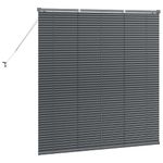 Casa si Gradina - Textile si covoare - Rulouri si jaluzele - Jaluzea pentru Fereastra Gri inchis 80 x 130 cm Aluminiu - Infinity.ro