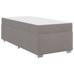 Casa si Gradina - Mobilier - Paturi si accesorii - Paturi - Cadru de pat Altele Gri taupe 90 x 200 cm tesatura - Infinity.ro