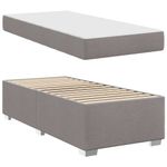 Casa si Gradina - Mobilier - Paturi si accesorii - Paturi - Cadru de pat Altele Gri taupe 90 x 200 cm tesatura - Infinity.ro