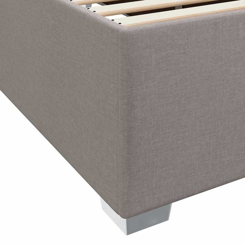 Casa si Gradina - Mobilier - Paturi si accesorii - Paturi - Cadru de pat Altele Gri taupe 90 x 200 cm tesatura - Infinity.ro