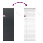 Casa si Gradina - Textile si covoare - Rulouri si jaluzele - Jaluzea pentru Fereastra cu perdele Altele Manual Negru 80 x 130 cm Aluminiu - Infinity.ro