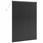 Casa si Gradina - Textile si covoare - Rulouri si jaluzele - Jaluzea pentru Fereastra cu perdele Altele Manual Negru 155 x 220 cm Aluminiu - Infinity.ro